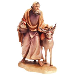 Shepherd with donkey