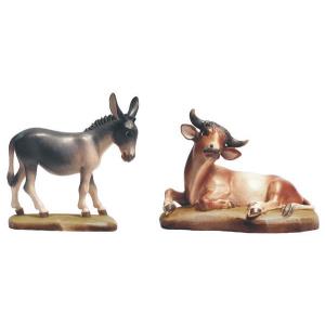 Pair ox and donkey