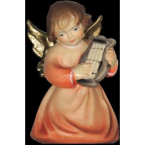 Christmas angel kneeling with lyre