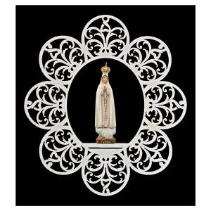 Ornament with Madonna Fatima + crown