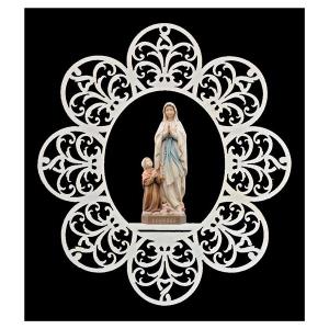 Ornament with Madonna Lourdes+Bernardet