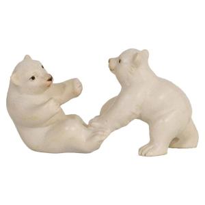 Polar bear cubs group