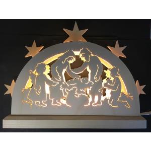 Mini - Christmas arches led and holy family
