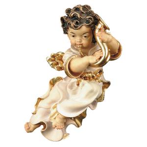 Baroque angel with horn 11.81 inch