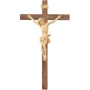 Baroque crucifix in wood rustic-style