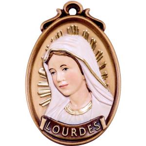 Medallion bust Lourdes
