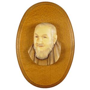 Padre Pio on a base
