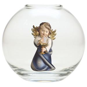 Heart Angel with calyx - Glass sphere