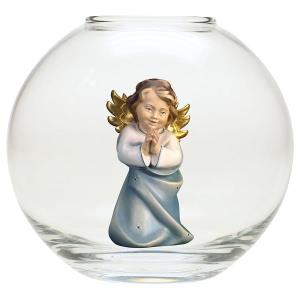 Heart Angel praying - Glass sphere