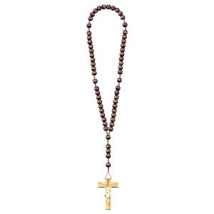 Rosary Exclusive Brown with Crucifix