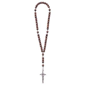 Rosary Exclusive Brown with Pope Cross