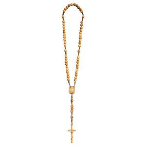 Rosary Exclusive Olive oiled + Medal with Pope Cross