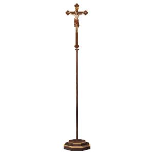 Processional cross Baroque with Corpus Romanic with crown