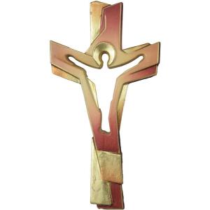 Cross of the Passion Gold Red