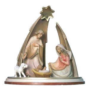 Nativity Scene "Paul" 4 pzes + plinth + star comet