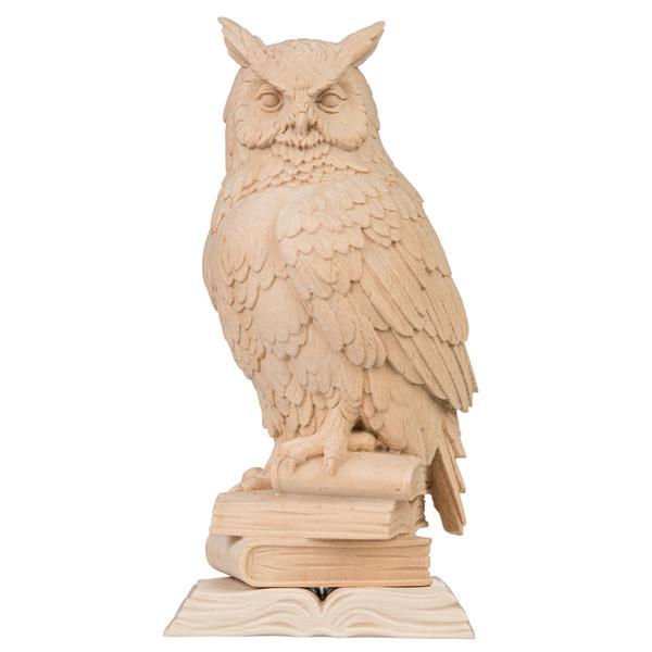 owl on books pine - natural
