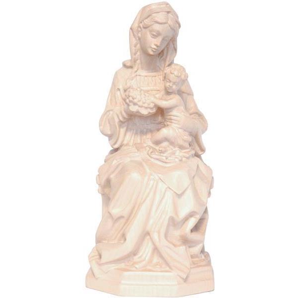 Our Lady with Child and grapes seated - natural