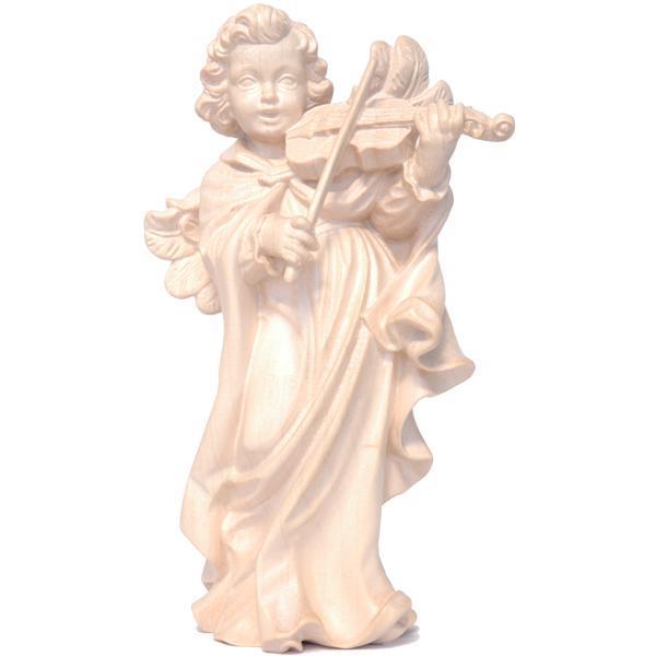 Angel with violin (to stand or hang) - natural