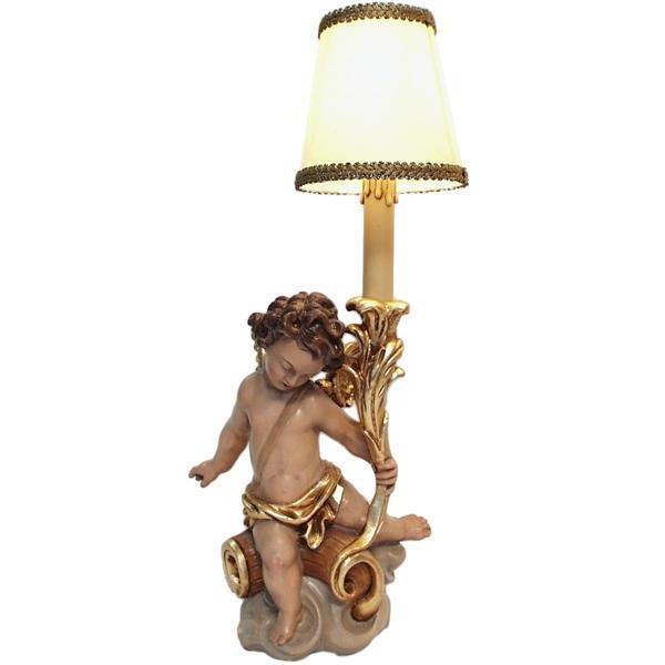 Angel candle holder with light - color