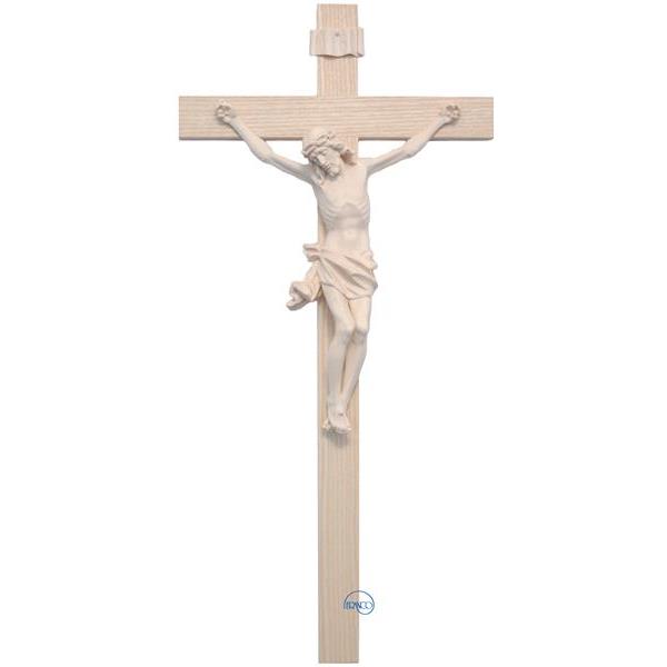 Crucifix - Christ's body with straight cross - natural
