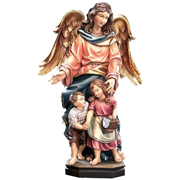 Guardian angel and two children - color