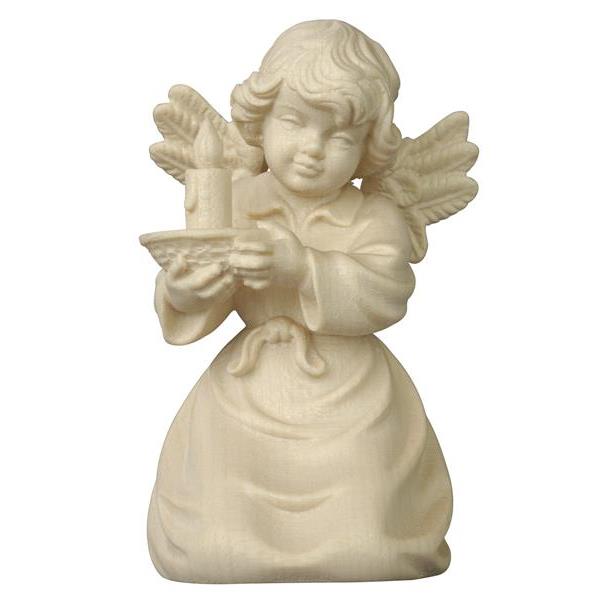 Bell angel candle-carrier - natural