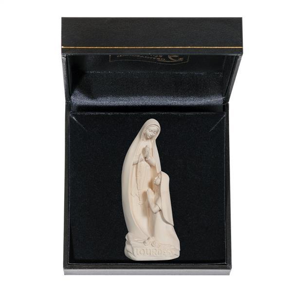 Our Lady of Lourdes-Bernadette mod.style with case - natural