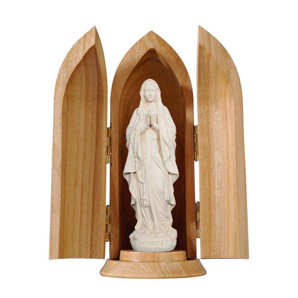 Our Lady of Lourdes in niche - natural