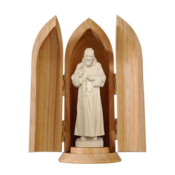 Padre Pio in niche - natural