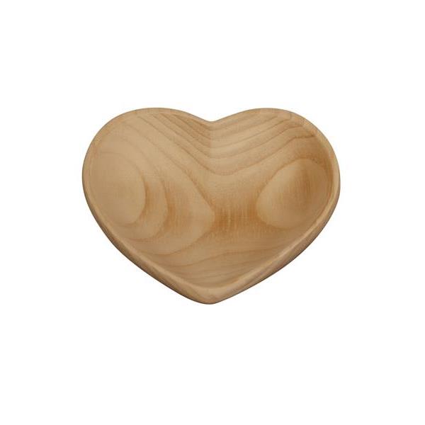 Heartbowl in pinewood - natural