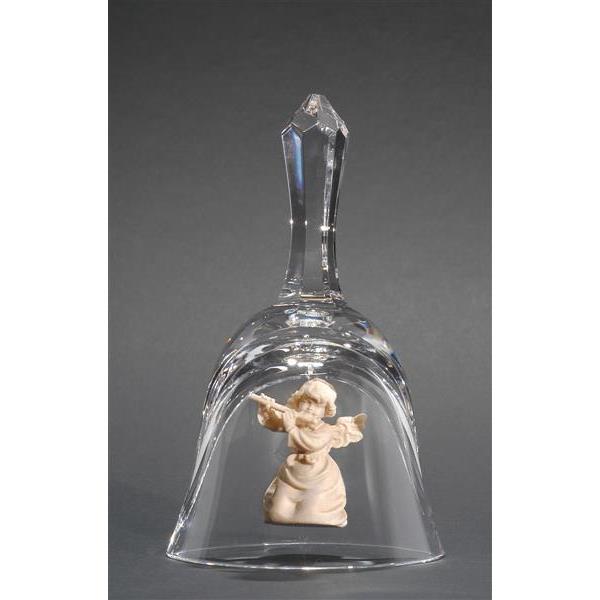 Crystal bell with Bell angel flute - natural