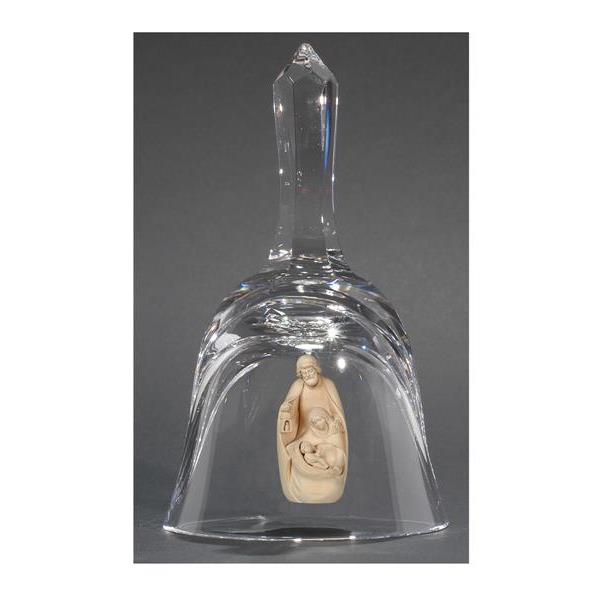 Crystal bell with Pema crib - natural