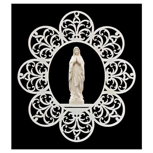 Ornament with Madonna Lourdes - natural