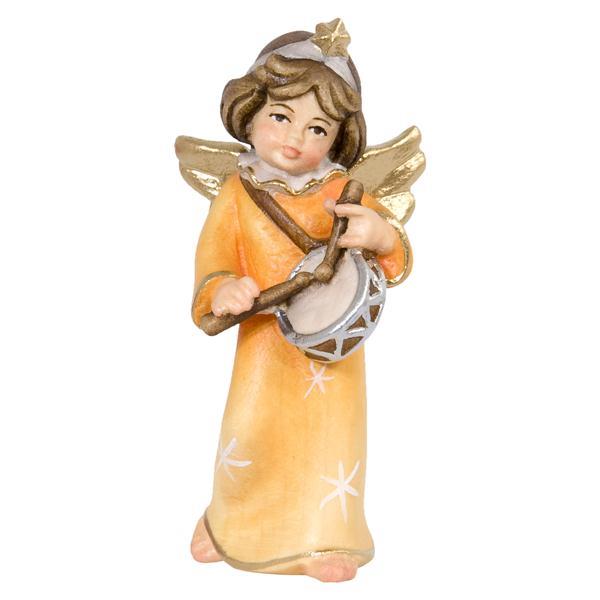 Christmas Angel with Drum - natural