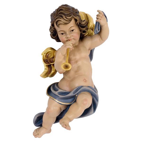 Baroque Putto with Trombone - natural