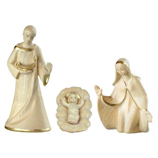 Holy family Margit - wax polished gold decora.+face col.