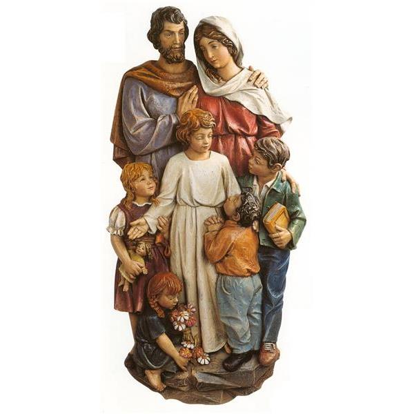 Holy Family with children - Fiberglass Color