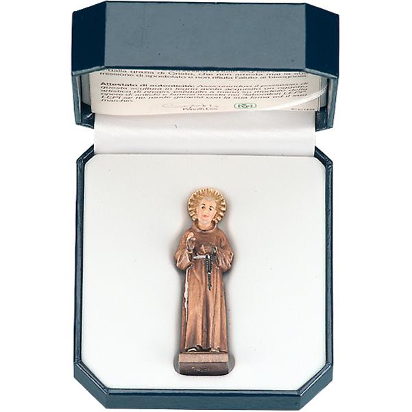 Padre Pio with case - color