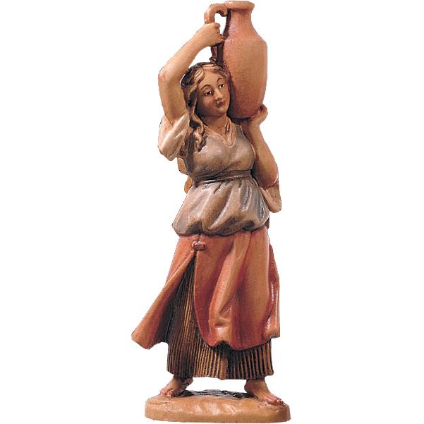 Woman with amphora on her shoulder - color
