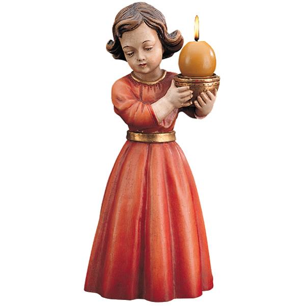 Girl candle-holder 11.81 inch - color