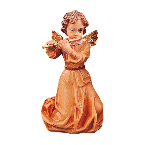 Angel kneeling with flute 5.12 inch - color