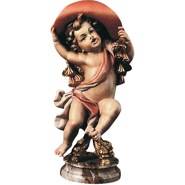 Cardinal angel with stool 11.81 inch - color