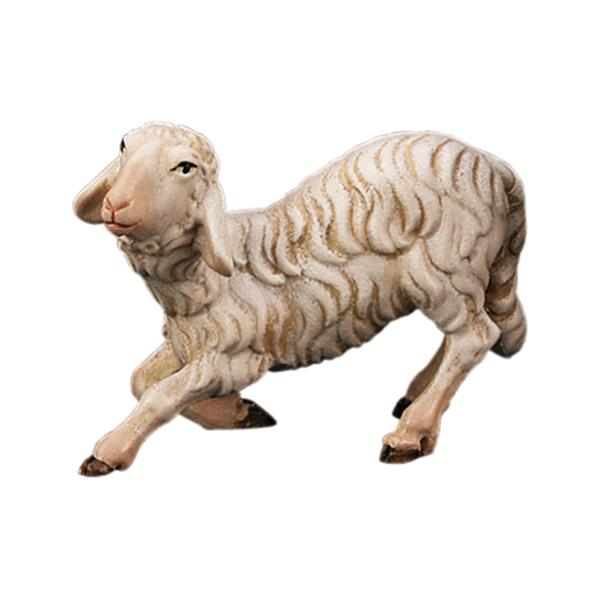 Sheep kneeling (without pedestal) - color