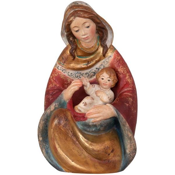 Mother of God sitting with the Infant Jesus - color