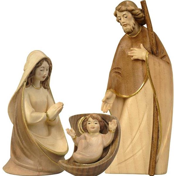 Holy Family - Morgenstern Nativity - hued with Goldborders