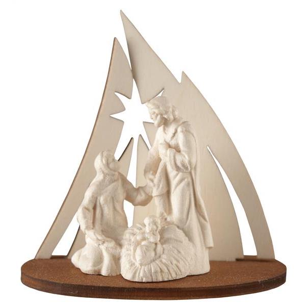 Holy Family Salcher with Morgenstern stable - natural