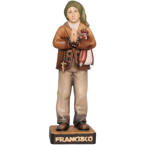 Francisco Marto wooden statue - color