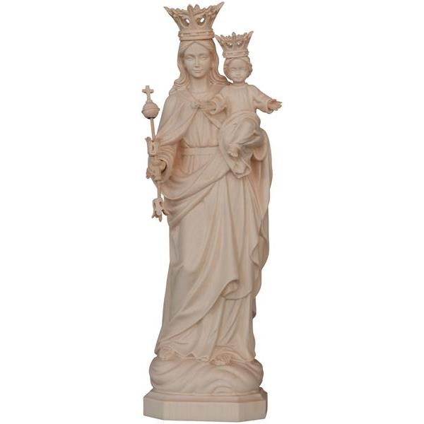 Our Lady Help of Chistians woodcarved - natural