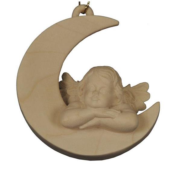 Christmastree Pendent Angel on the moon - natural