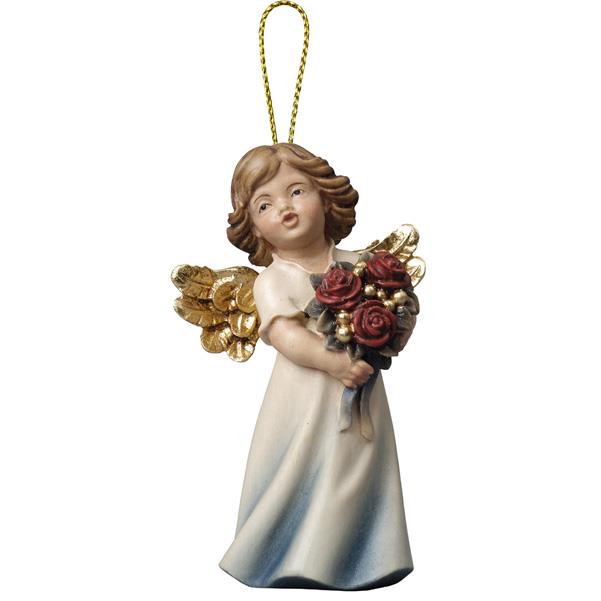Mary Angel with roses - color